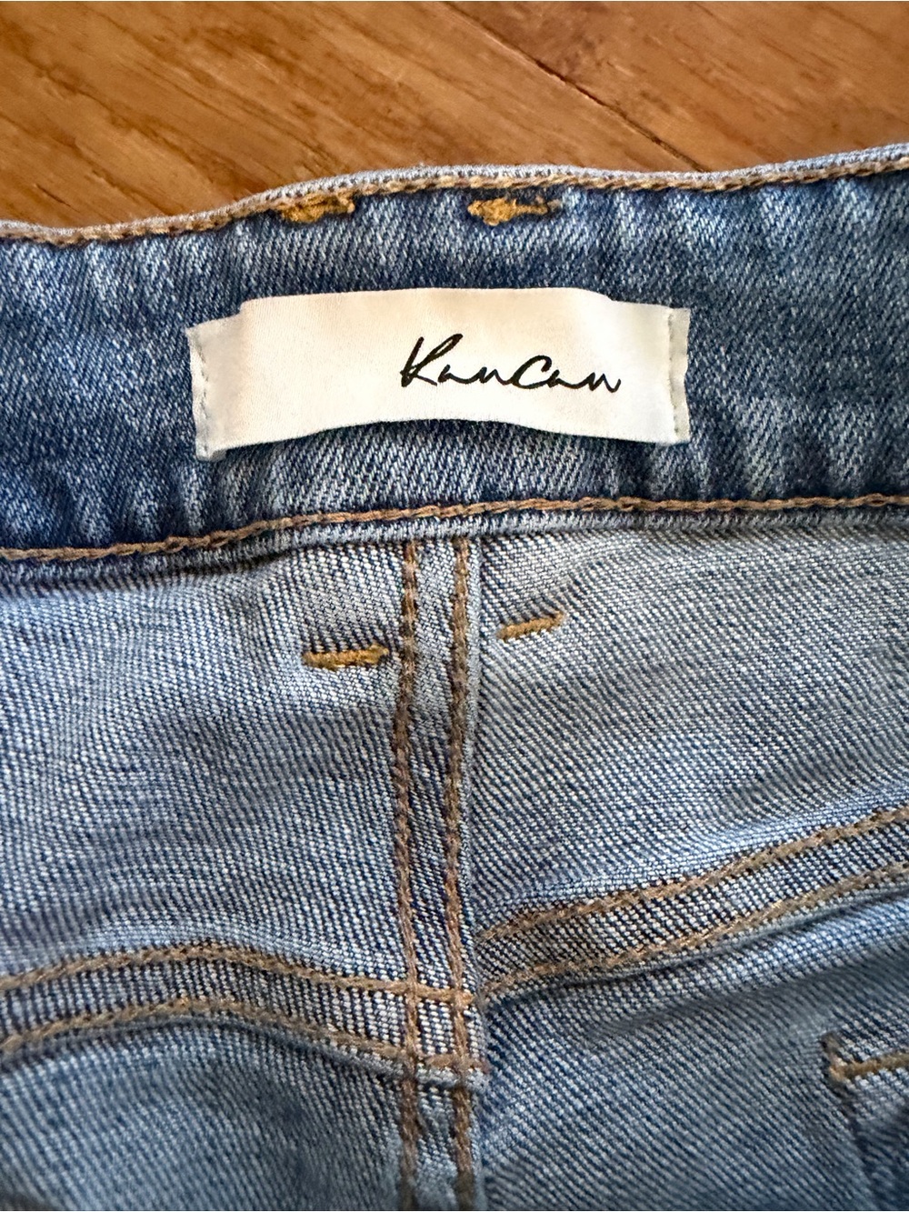 Kancan Bertha High Rise Wide Medium Wash, sz 15/31 - Picture 10 of 13
